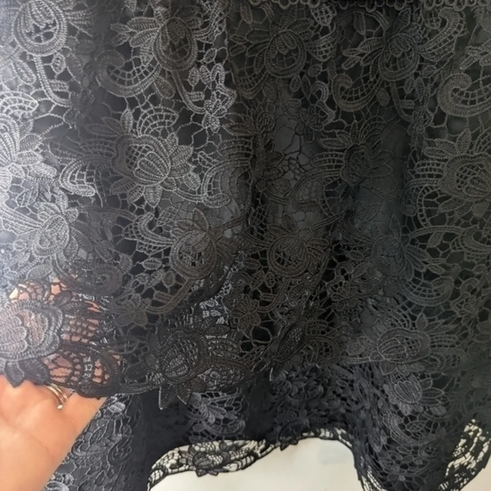 BARDOT NWT Lace Minidress, Main, color, BLACK‎ sz 10 - Picture 6 of 7